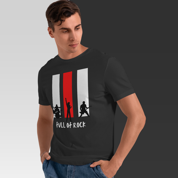 Full of Rock Black T-shirt