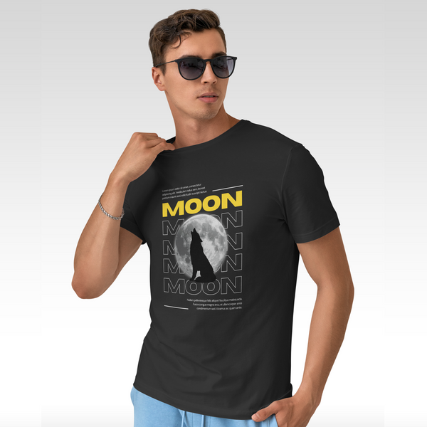 Moon Black T-shirt