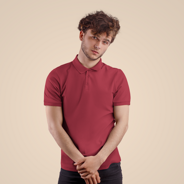 Brick Red - Polo T-shirt