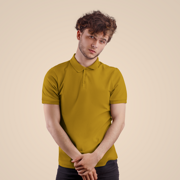 Mustard Yellow - Polo T-shirt