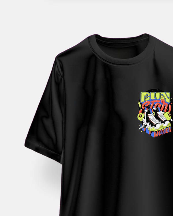 Run Start Printed Oversize T-shirt