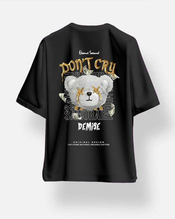 Dont Cry Printed Oversize T-shirt