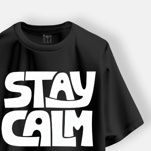 Stay calm Printed Oversize T-shirt