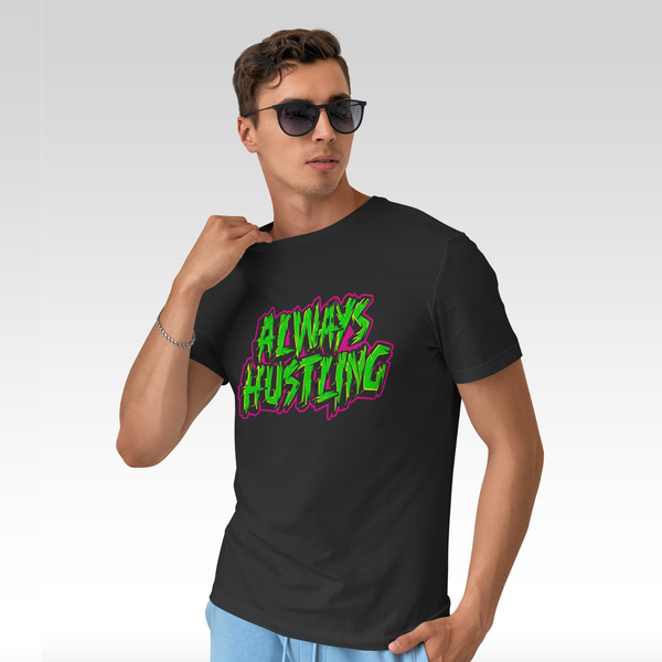 Alway Hustling Black T-shirt