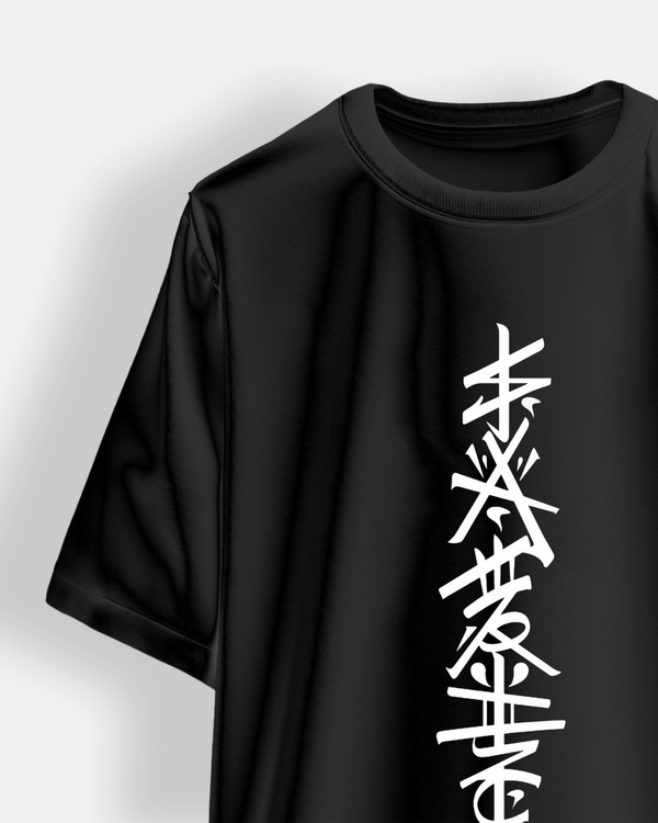 Samurai With Sward Oversized Tshirt