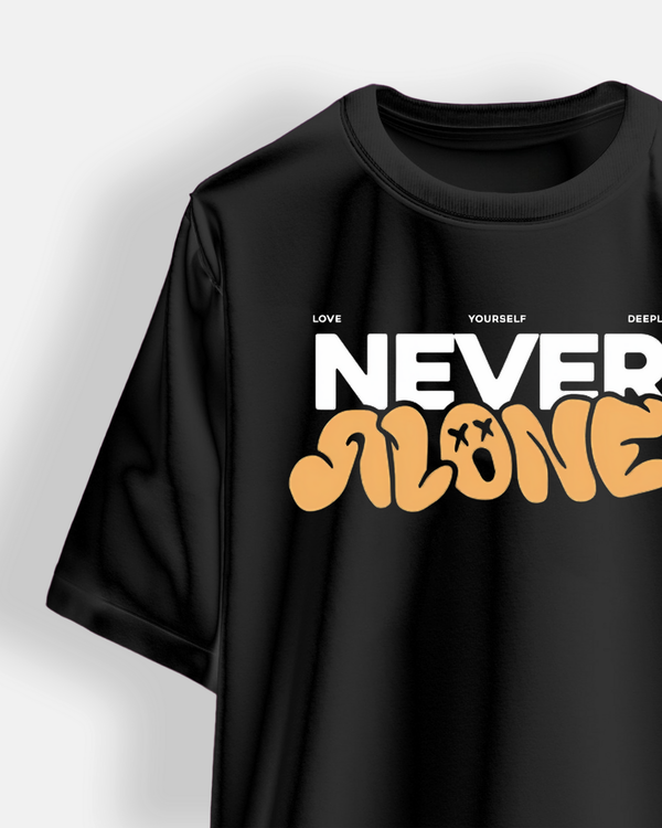 Never Alone Oversized Tshirt