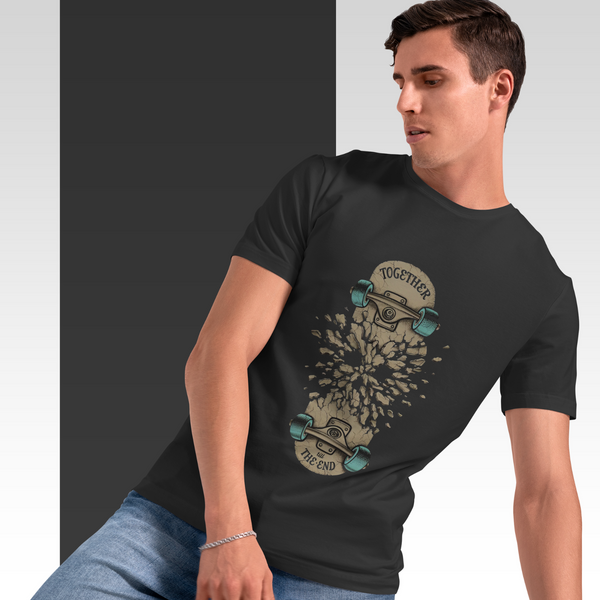 Together the end Black T-shirt