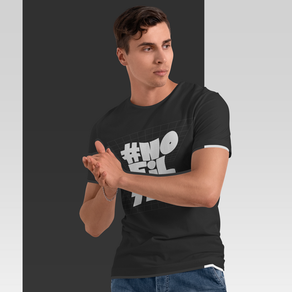 No filter Black T-shirt