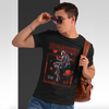 Space Ship Black T-shirt