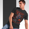 Space Ship Black T-shirt