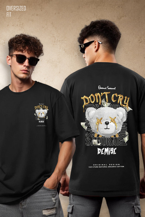 Dont Cry Printed Oversize T-shirt