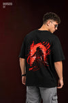 Samurai With Sward Oversized Tshirt